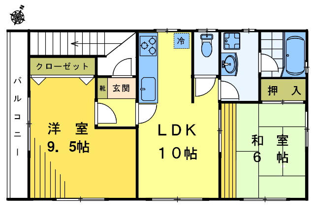 落合駅 徒歩3分 構造:木造