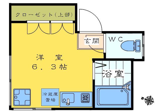 徒歩7分 構造:木造